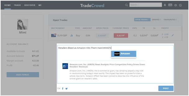 Create a Post - TradeCrowd